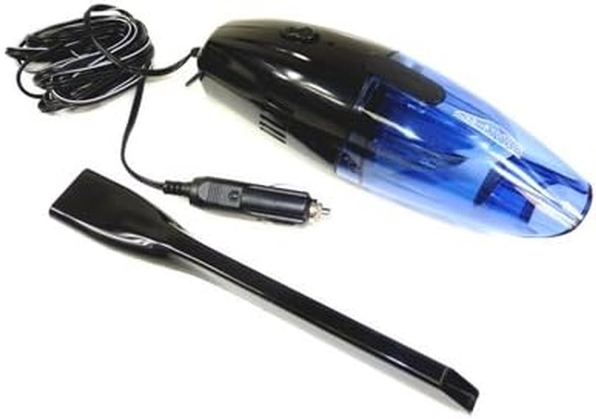 Autostofzuiger - Kleine stofzuiger - Auto schoonmaken - 12 Volt - 30 Watt - Zwart