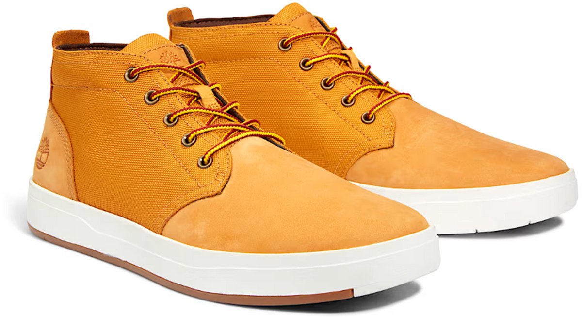 Timberland Heren Davis Square Mid Hiker Wandelschoenen Wheat Bruin