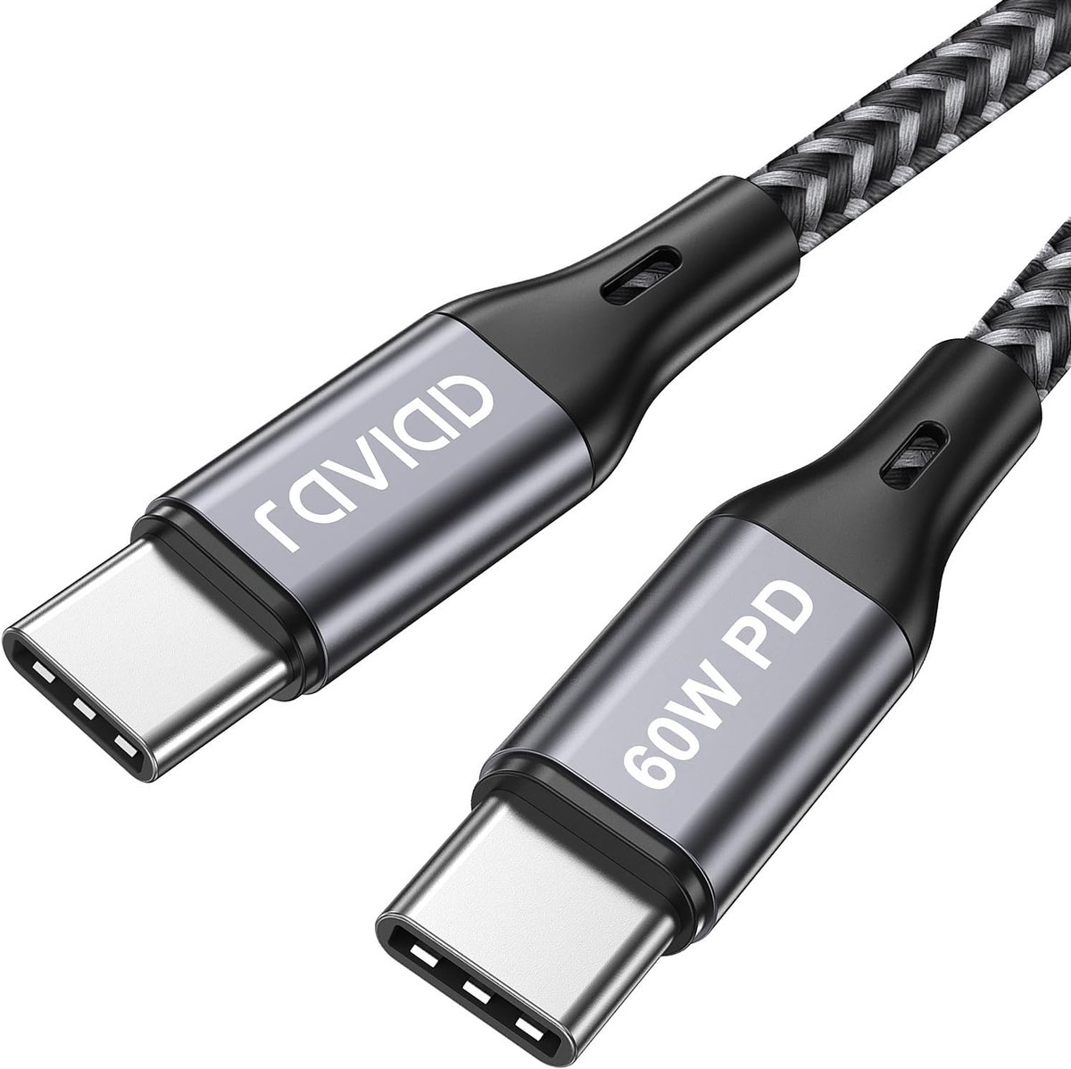 USB C Kabel 1m - Nylon Gevlochten - Snelle Oplader - Ideaal voor Dataoverdracht - SnelShoppen