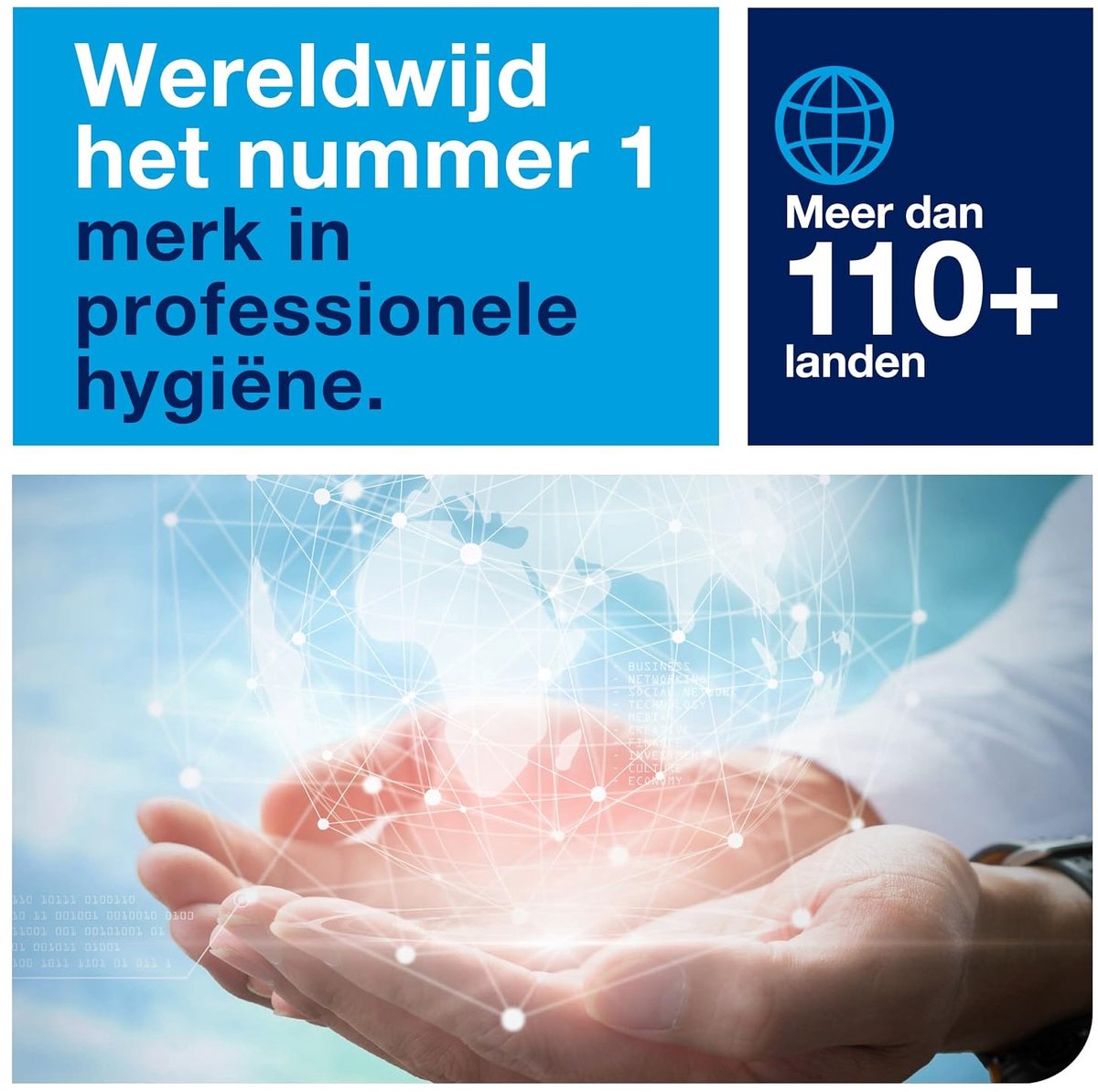 Papieren Handdoeken - Wisserollen - Hygiënisch Werken - Onbeperkte Uitgifte - 11 Rollen - Wit