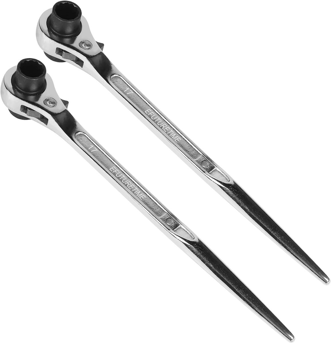 Steiger sleutel 17/19 mm & 19/22 mm - verwisselbare set - quick release handgreep - snel en eenvoudig moeren draaien - SnelShoppen