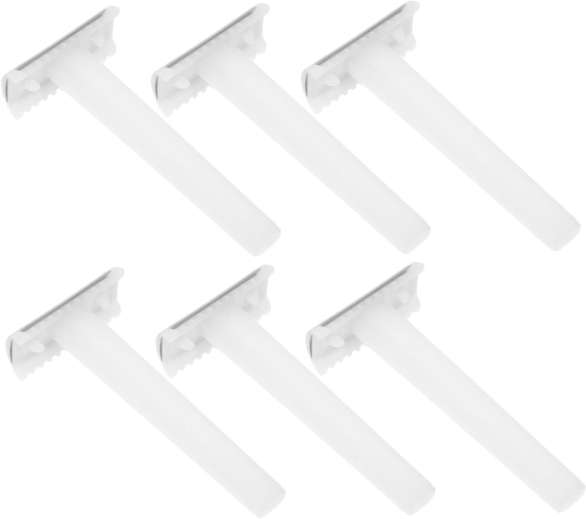 Wegwerpmessen - Scheermesjes - Ontharen - Dubbele snijranden - 10 stuks - Wit