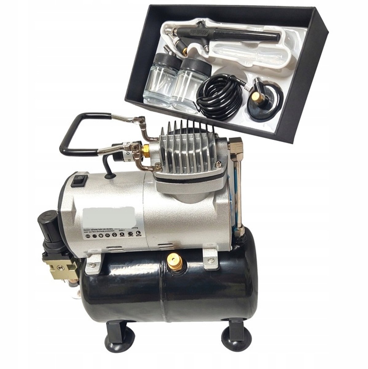 Aerograaf met Compressor (0.3mm) voor Modelbouw en Kunst