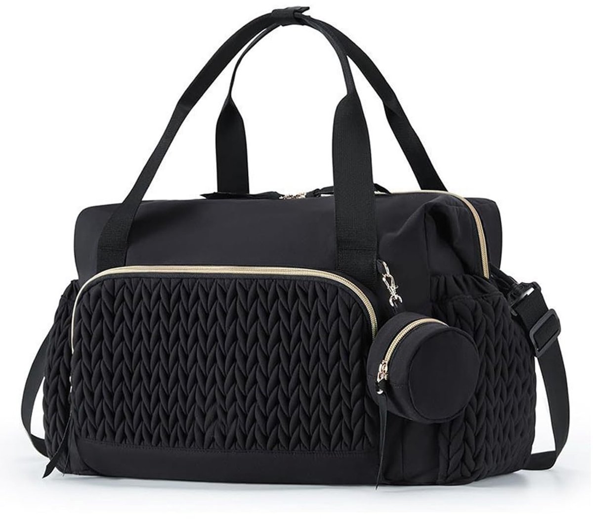 Babyverschoningstas Grote Capaciteit - Zwart - Multifunctionele Luier Tas - Ideaal voor Reizen - ShopVlot