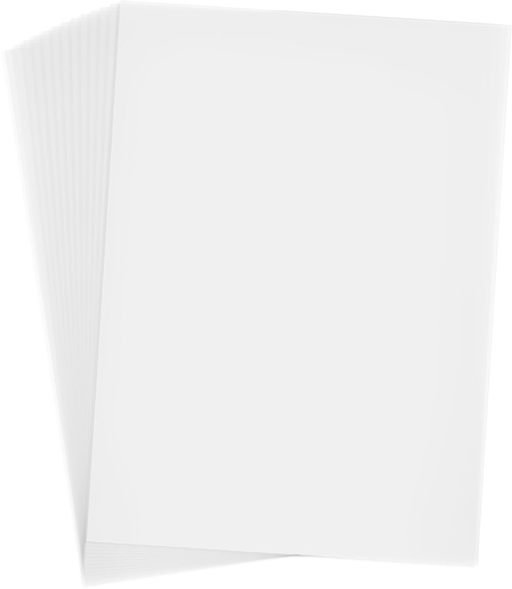 Transparant papier A4 - bedrukbaar 130 g/m² - knutselpapier - ideaal voor architectuurschetsen - ShopVlot