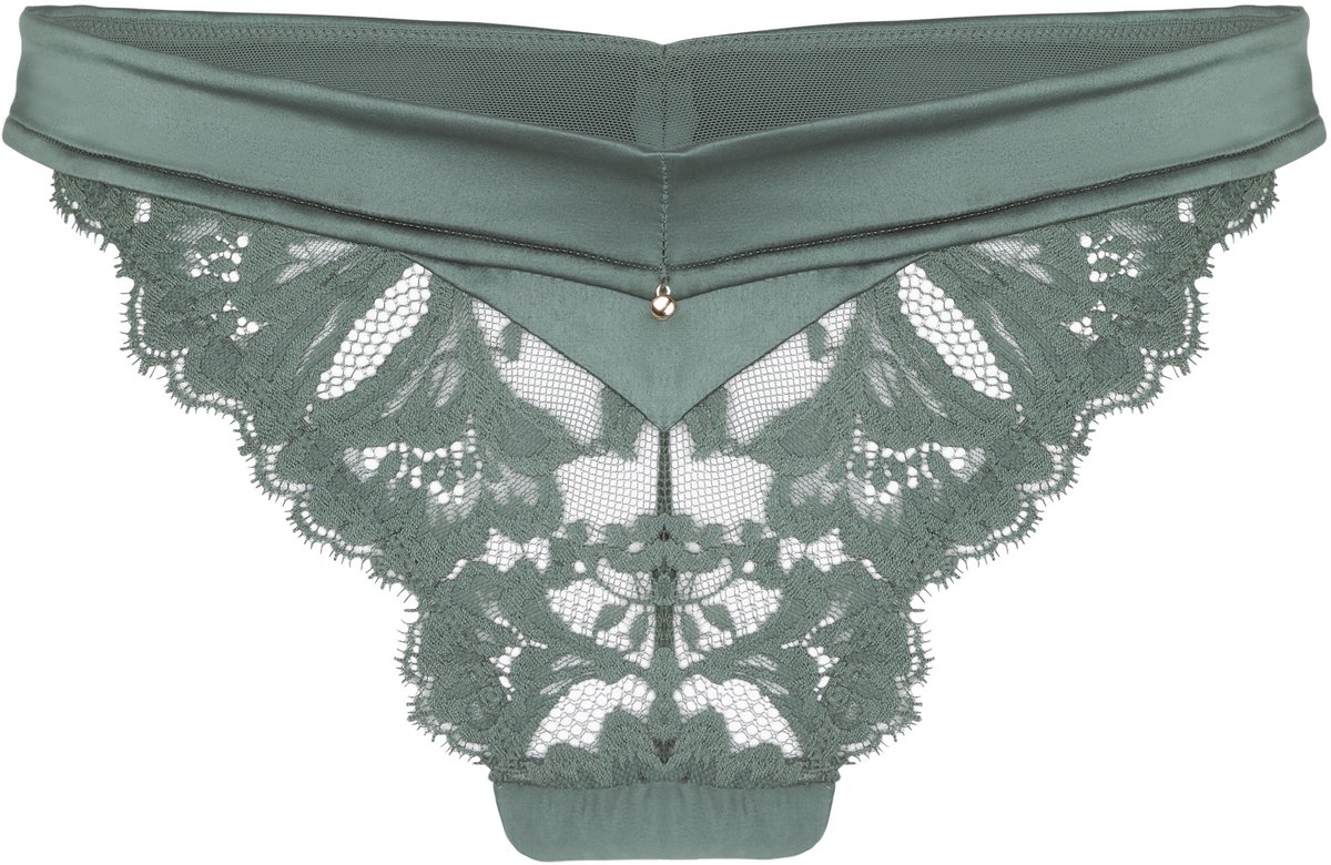 Hunkemöller Grace Highleg String Groen