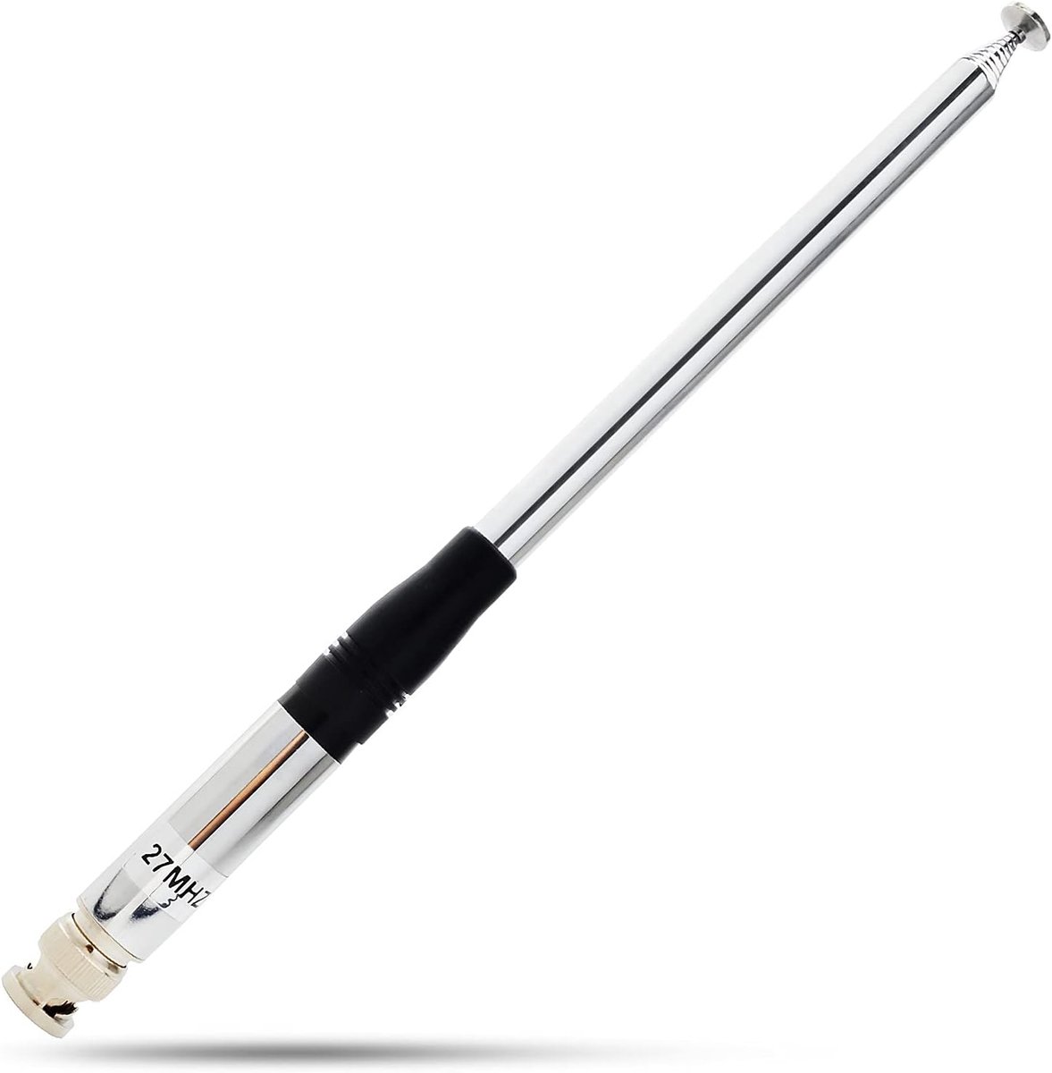 Telescopische Handheld CB Antenne 27MHz - BNC Plug - Uitschuifbaar 23.3cm tot 1.3m - Voor Midland Cobra Uniden - SnelShoppen