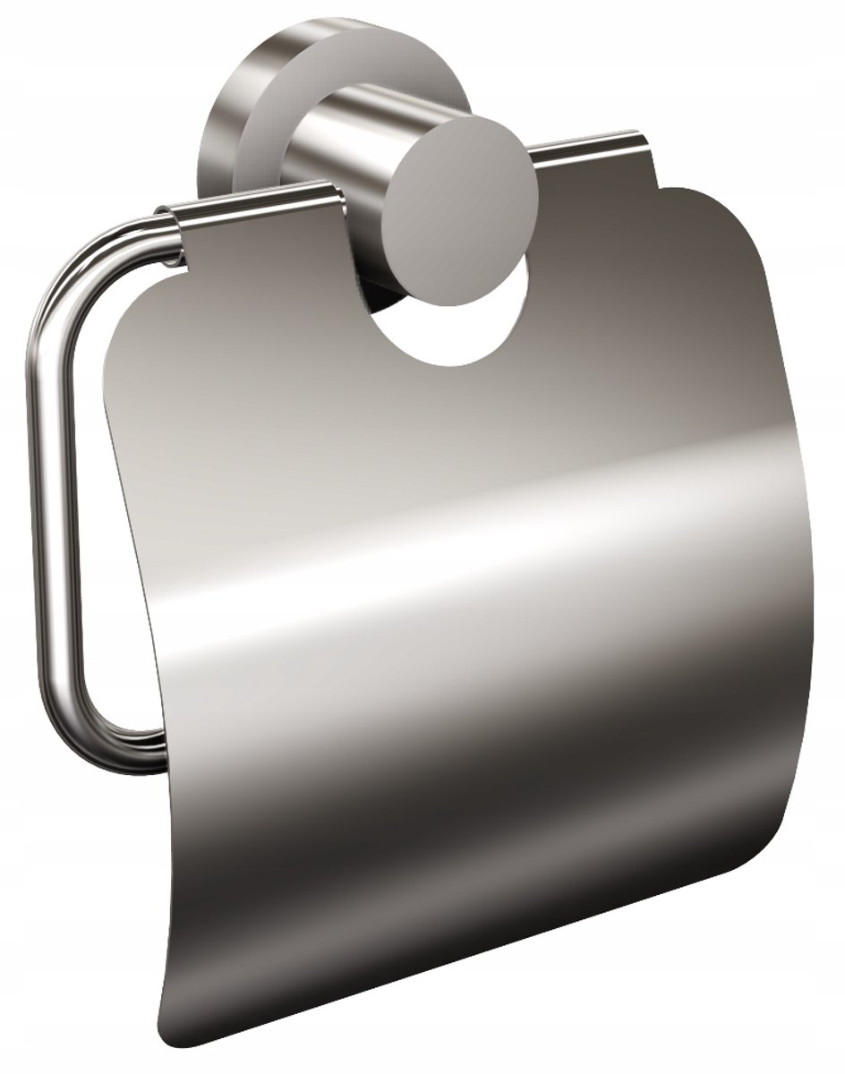 Merkloos Merkloze RVS Toiletrolhouder met Kap - Links
