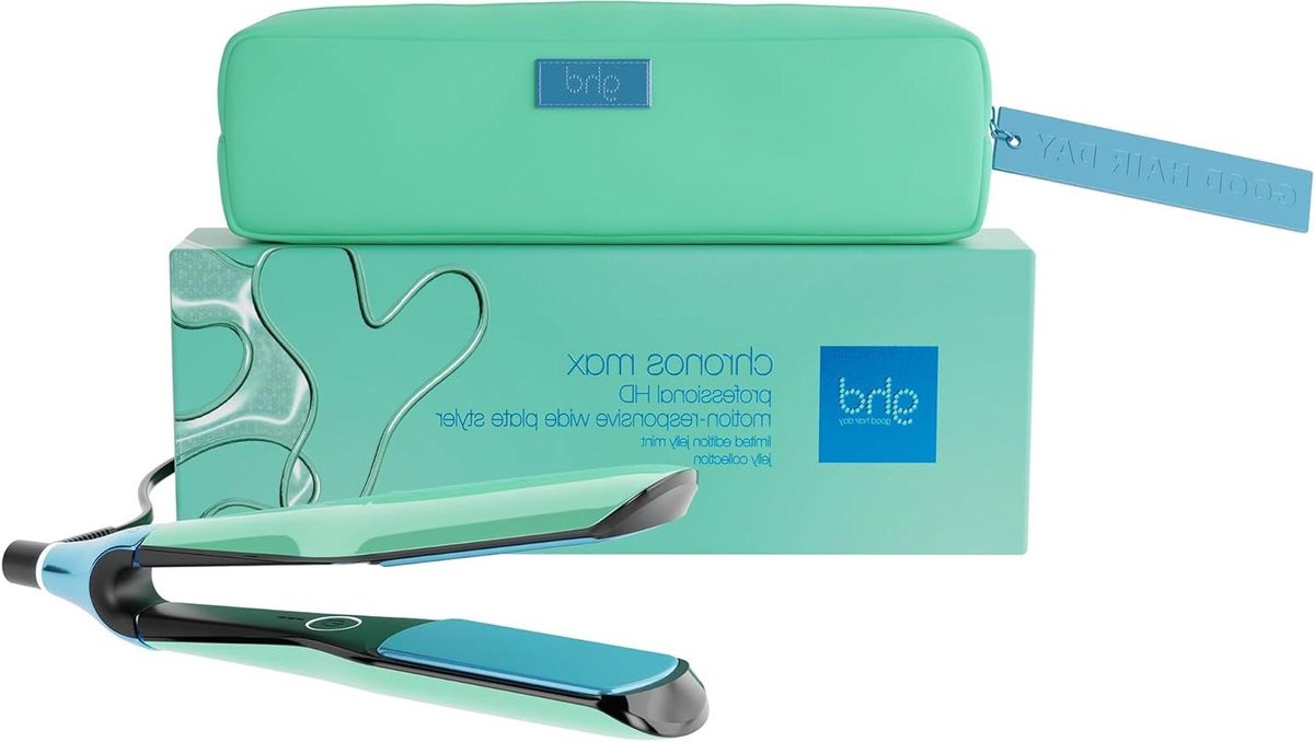 Stijltang Chronos Max - Haarstijltang Multistyler - Haar Stylen - 85% Bredere Platen - 28 cm - Jelly Mint