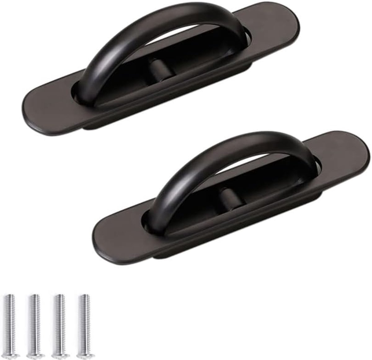 Trekknop verborgen handgrepen 85mm - Zinklegering - Rotatie - Perfect voor keukenkasten - ShopVlot