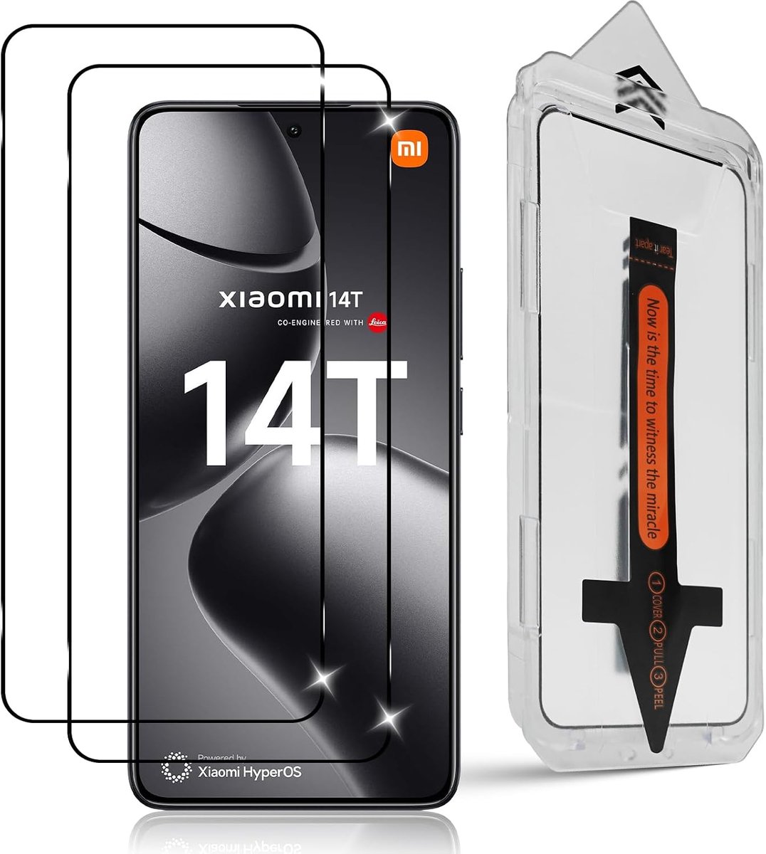 Pantserglas voor Xiaomi 14T/14T Pro 5G - 9H hardheid - anti-kras folie - optimale bescherming - ShopVlot