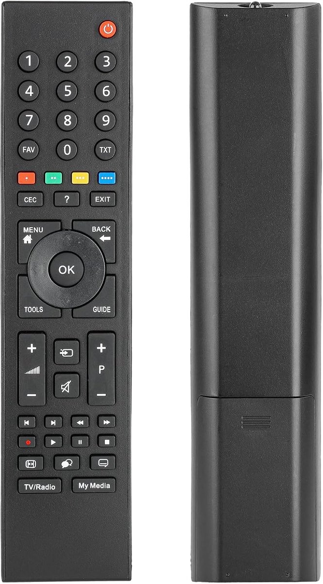 Afstandsbediening voor Grundig LCD LED 3D HD Smart TV - Vervangend model RC3214801/03 - Geen configuratie nodig - ShopVlot