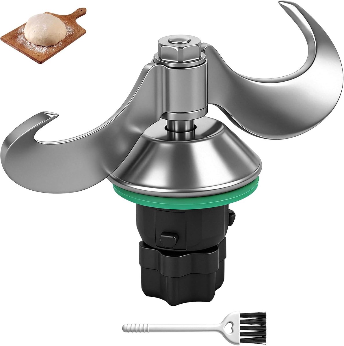 Deegmengmes voor Thermomix TM5, TM6, TM7 - roestvrijstaal - duurzaam - perfect voor het maken van deeg - ShopVlot