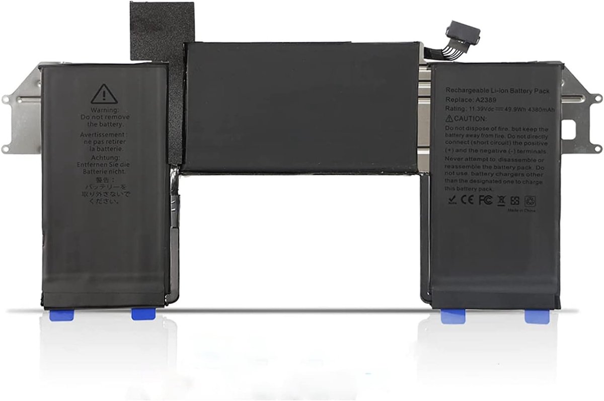Laptopbatterij A2337 13 Inch - Li-Ion 11.39V - 49.9Wh - Geschikt voor MacBook Air M1 2020 - ShopVlot