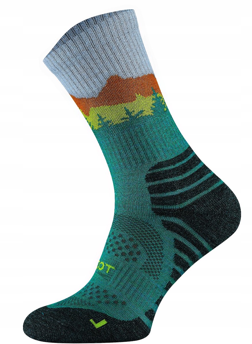 FALCON TRAIL Merino Wandelsokken Petrolio