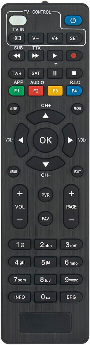 ALLIMITY Remote control compatible with DIGIQUEST SKILLVOICE Decoder Ti9, X20, XSD2.1, Classic Q30, Q30HD, RICD1237 - ShopVlot