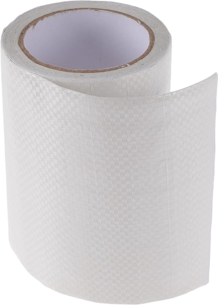 Zeil Reparatie Tape/Buitendichte Tent Luifel Tape Scheurbestendige Tape voor Truck RV Auto/Duurzaam PE 5.91"x26.25ft / 1 Stuk Wit