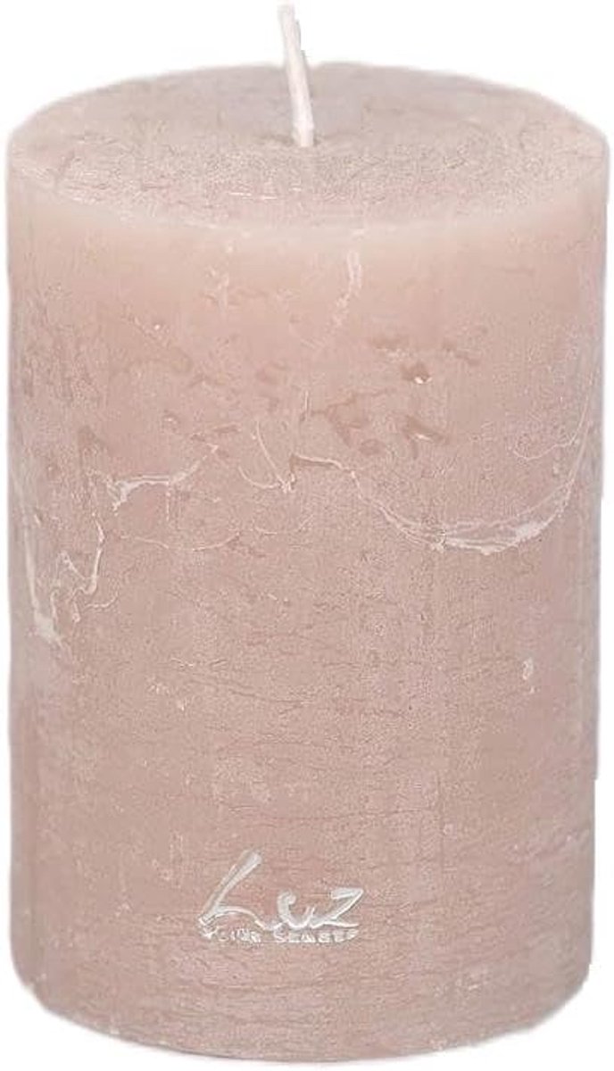 Stompkaars Cream 7x10 cm - Portobello kleur - Set van 2 - Creëer sfeer in huis - SnelShoppen
