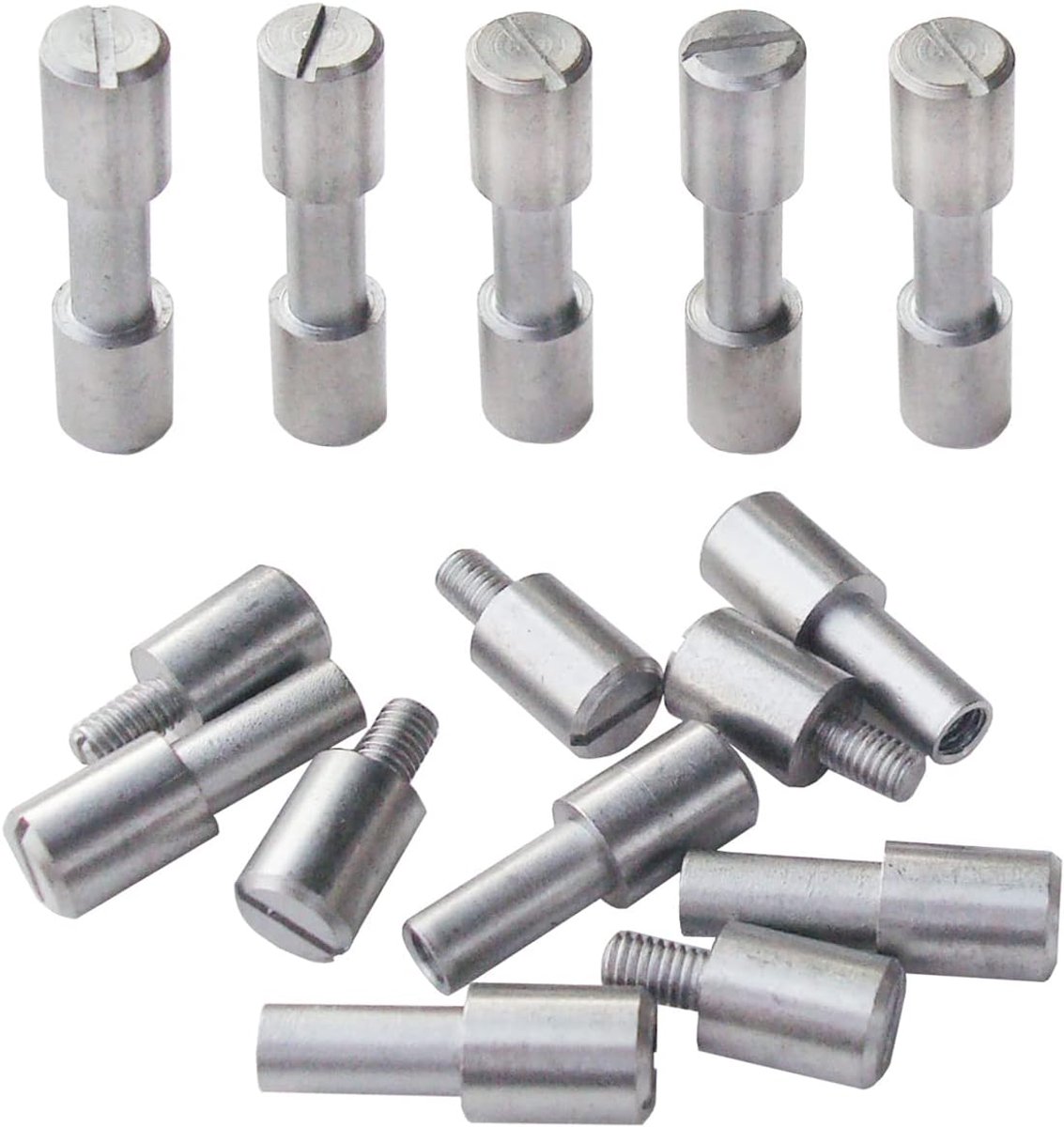 Corby bouten, klinknagels, EDC-messenfabrikant, schroefstiftsluitingen, DIY messenhandvat, bouten, schroeven, 10 stuks (6 mm)