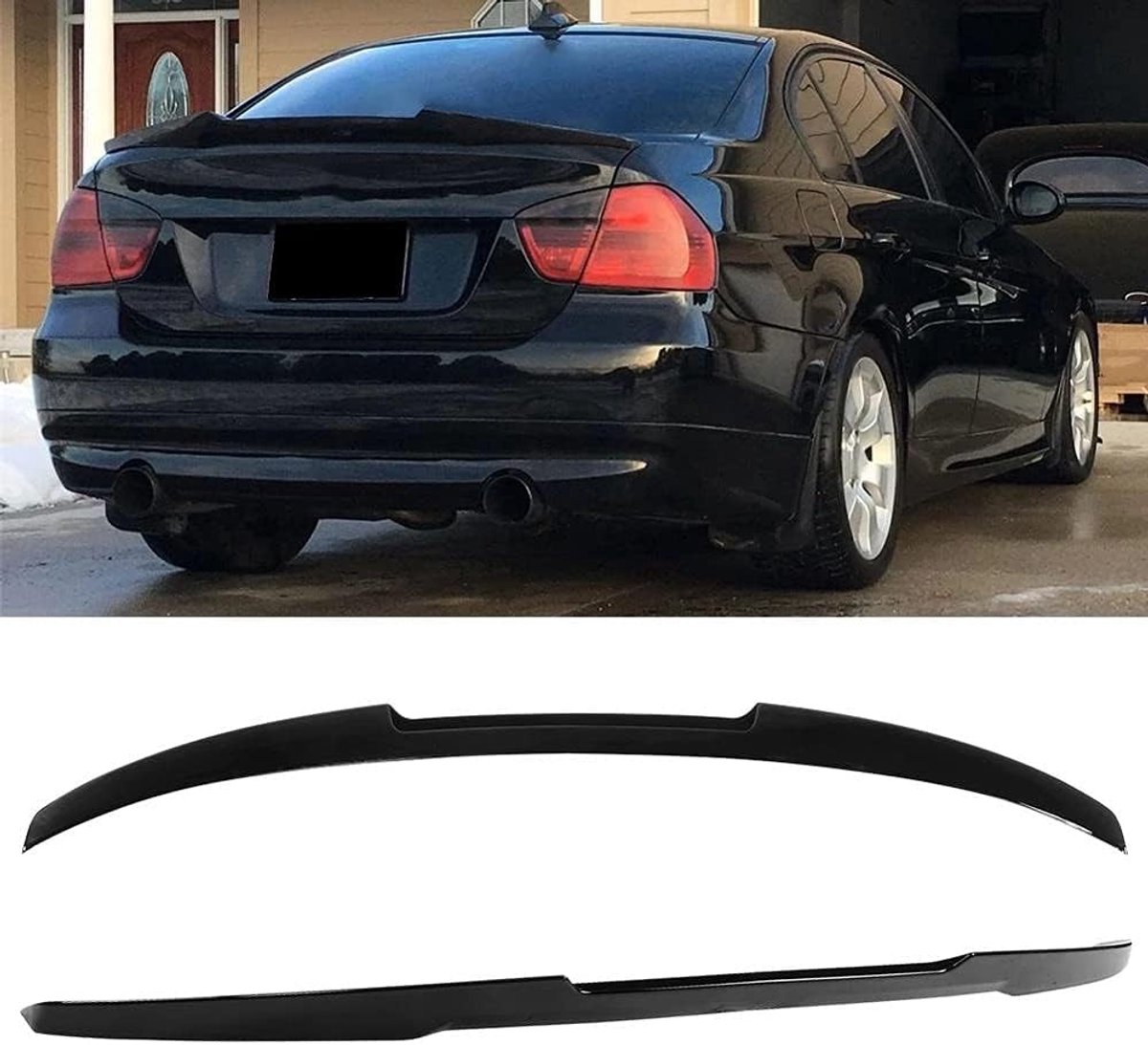 Spoiler, geschikt voor 2006-2011 3 / M3 Sedan E90 M4 Stijl High-Foot Trunk Deksel Modificatie