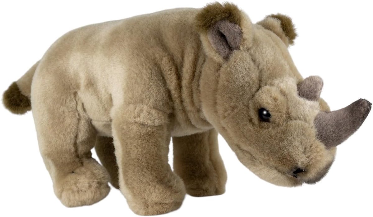 Dick Nashorn staand ca. 25 cm pluche dier, knuffeldier 3780