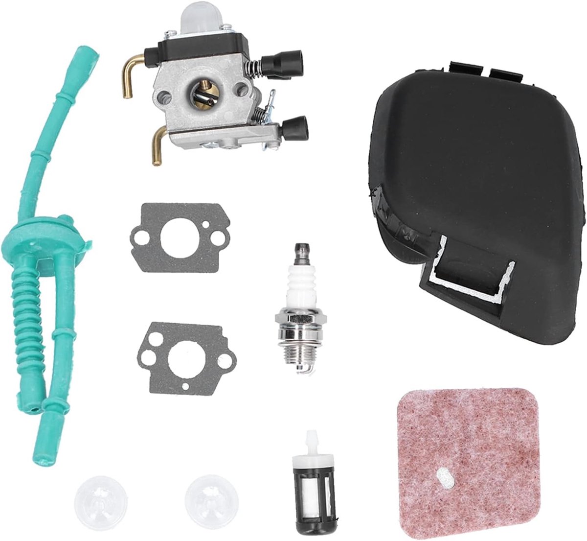 Carburateur Kit Carburateur Luchtfilter Cover Vervanging Carburateur Carb Reparatie Rebuild Kit voor FS45 46 55 55R FC55 38