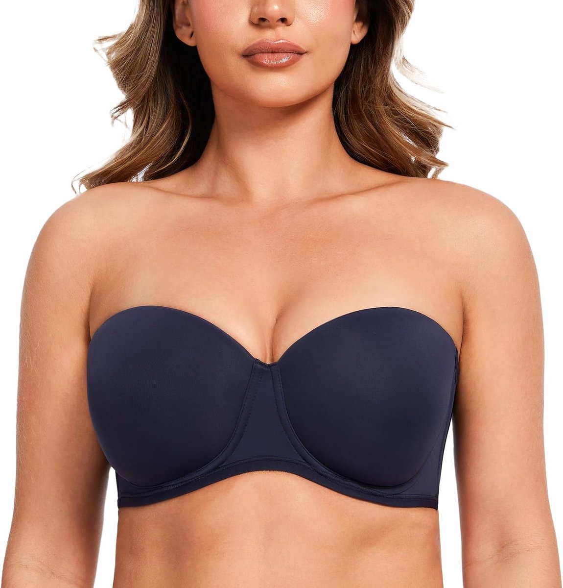 Dames Comfort Beugel Ongewatteerde Grote Borsten Strapless bh