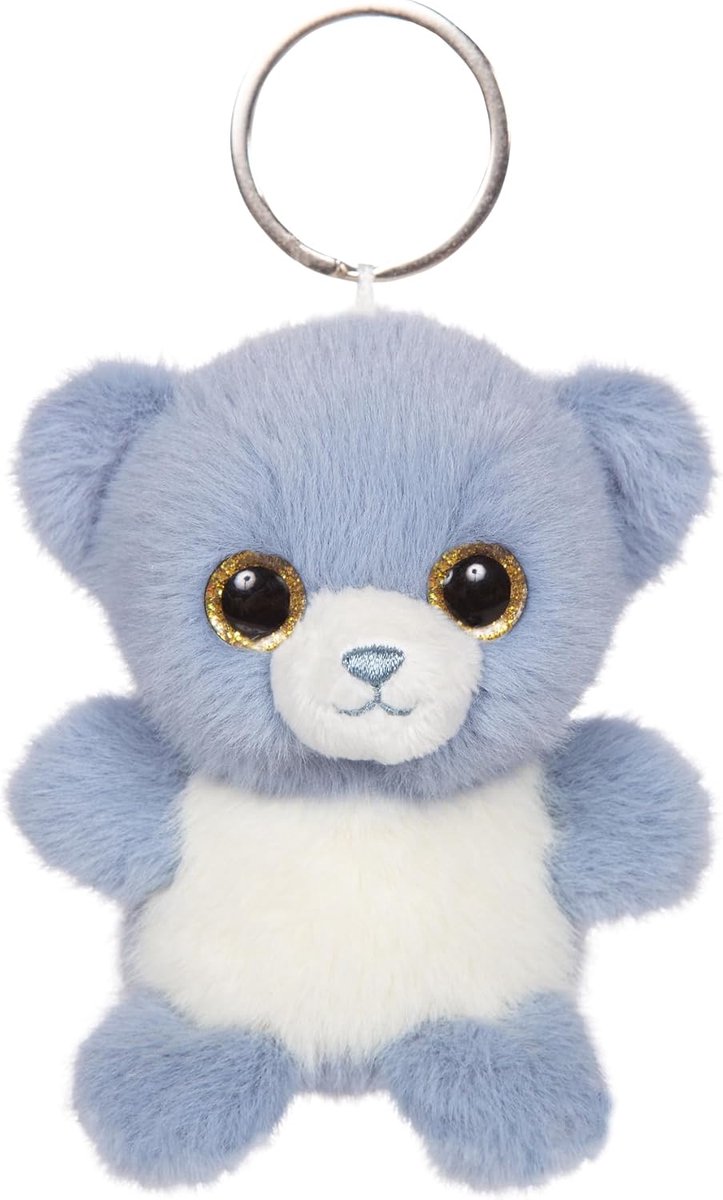 TOYS – KNUFFEL SLEUTELHANGER – BEER BLUE CUTYDOOS – 8 CM - JEANS BLAUW