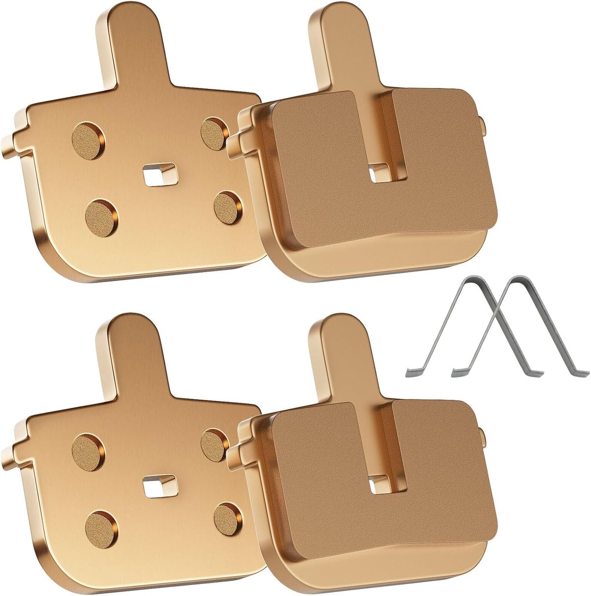 2 paar 4 mm geluidsarme remblokken compatibel met Segway Ninebot Max G3 KickScooter hittebestendige en slijtvaste schijfremblokken accessoires