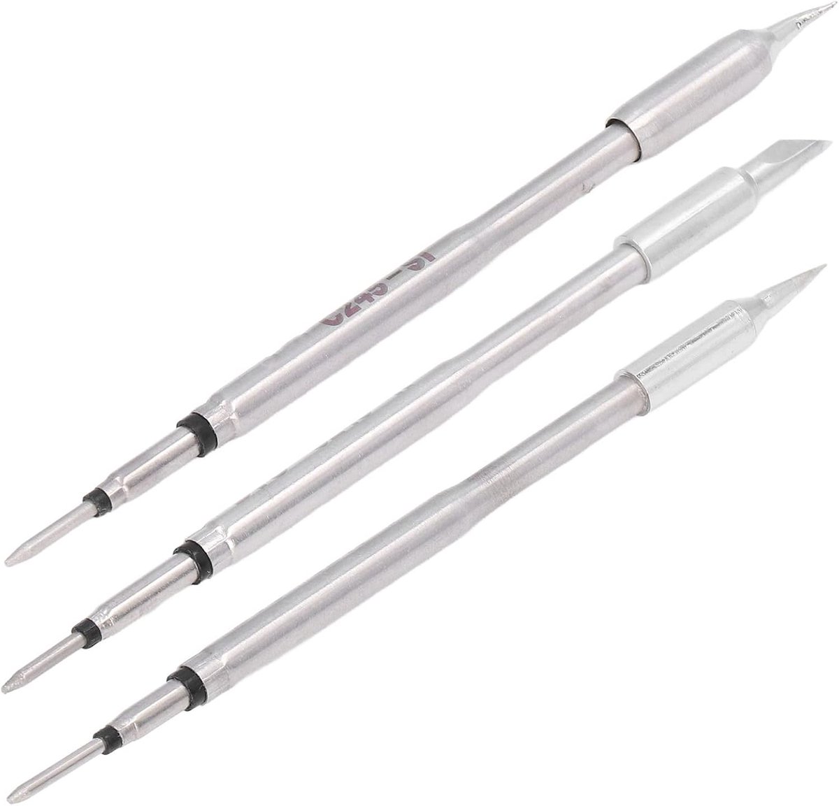 Mini-soldeerbouttips Vervangende Legeringssoldeerpunten voor T245 Puntig Lasgereedschap(245-I)