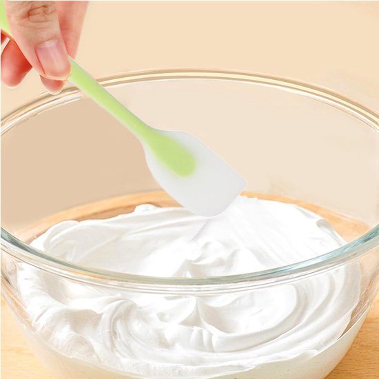 Spatels, flexibele siliconen spatel, compatibel met Thermomix TM6 TM5 TM31, hittebestendige spatel, kleine spatel, schraper voor mengpan, bakken (groen) — afbeelding 2