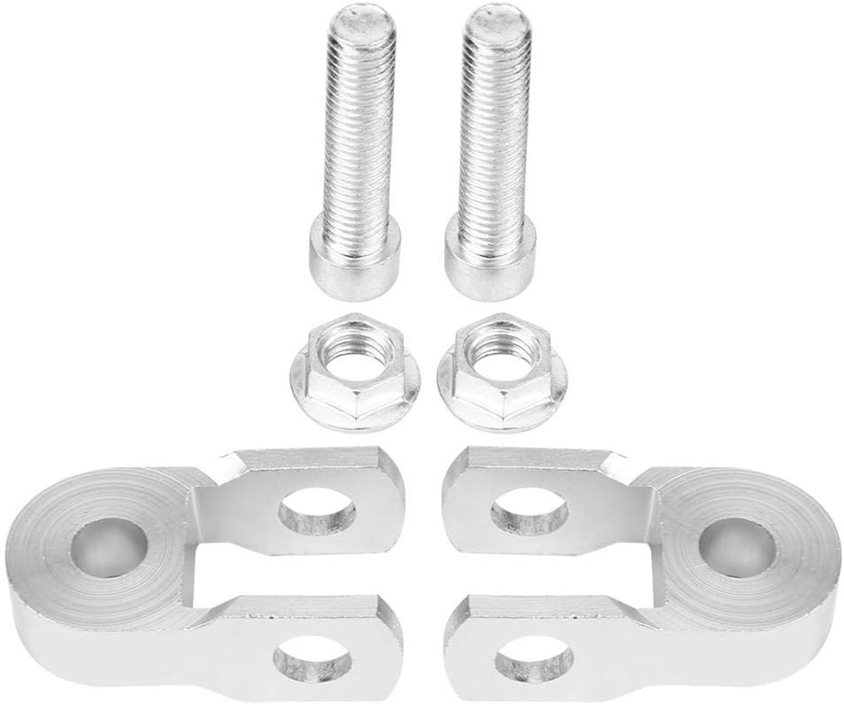 Schokdemperverhoging, Riser motorfiets absorptie, 2 stuks universele motorfiets schokdemper achter riser, hoogte verlenging 3 cm, verhoging voor zilveren chassis (geen schroeven)