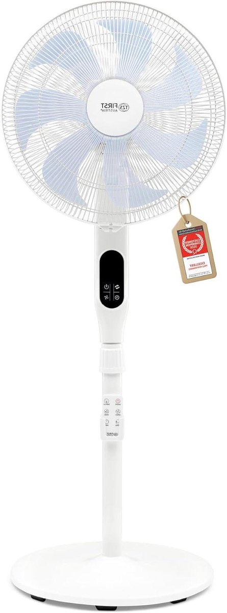 Staande Ventilator - Vloerventilator Tafelventilator - Kamertemperatuur Regelen - Meetbaar Stil - 350 mm - Wit