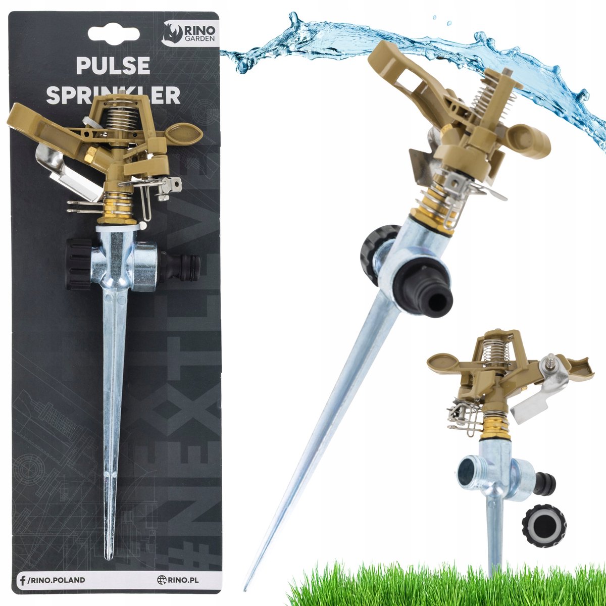 Pulserende Sproeier 360° - Ideaal voor Tuin & Gazon