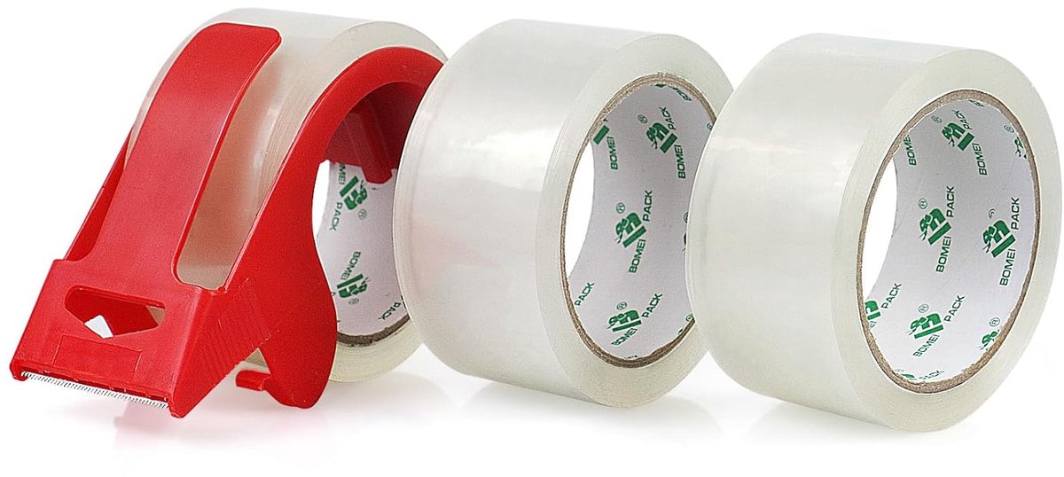 Verpakkingstape 66m x 48mm - Transparant - Hoge hechting - Ideaal voor verzending - SnelShoppen