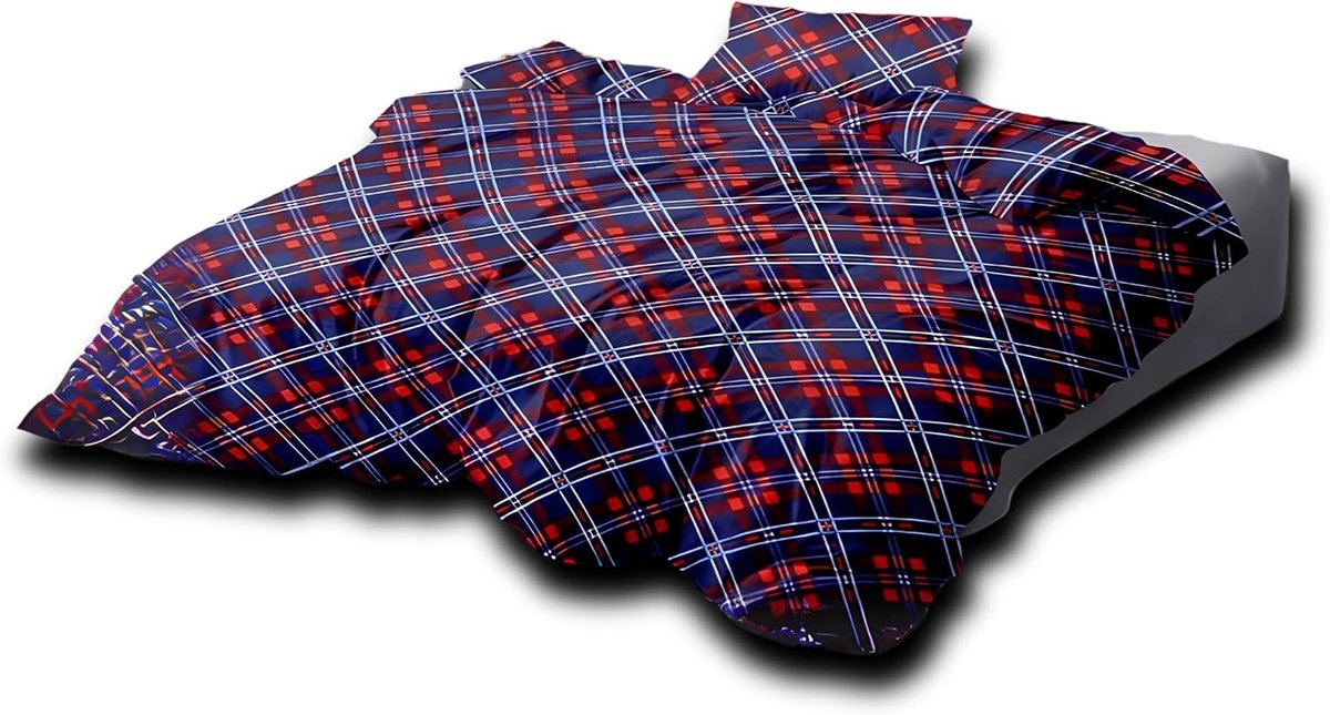 Eenpersoonsbed 100% Katoen - Multicolour - Luxe Zacht - Perfect voor een Rustige Nacht - SnelShoppen