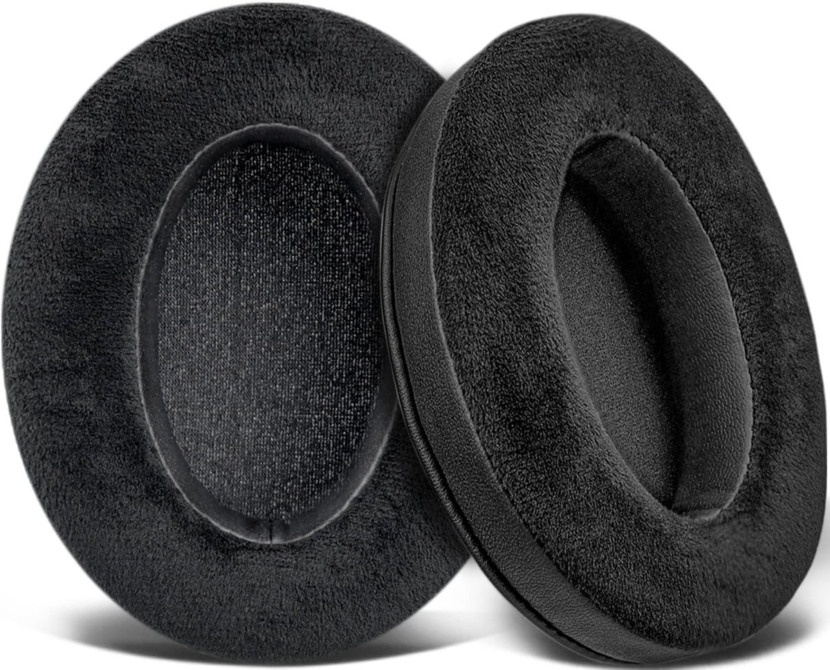 Velour oorkussen earpad voor ATH M50X/M40X, HyperX Cloud 2/3/Alpha, MDR-7506, Arctis 7/9/5/Nova 7/Pro Wired, G Pro X, Sennheiser HD280, Razer Kaira/Barracuda/Kraken Series,Turtle Beach Stealth