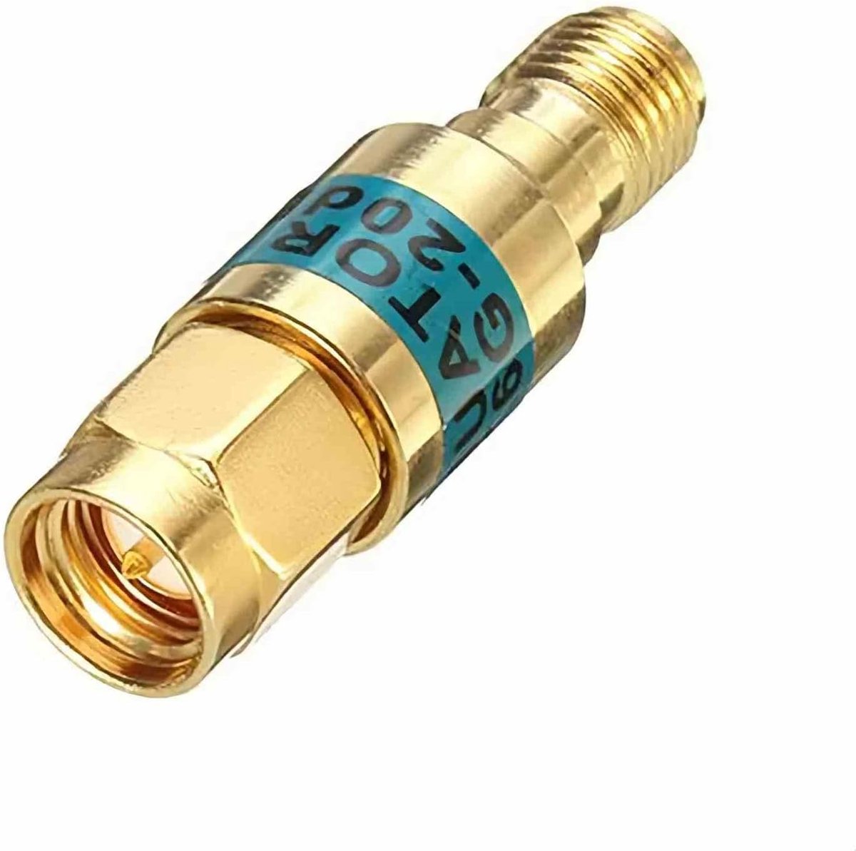 Golden 2w sma-jk mannelijk naar vrouwelijk RF coaxiale dempingsschakel 6GHz 50ohm 20dB stekker (20dB)