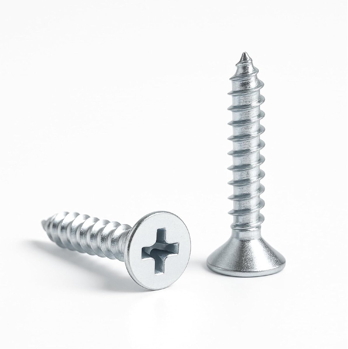 kop kruiskop spaanplaatschroeven - 50 stuks - roestvrij (4,8 x 32 mm)