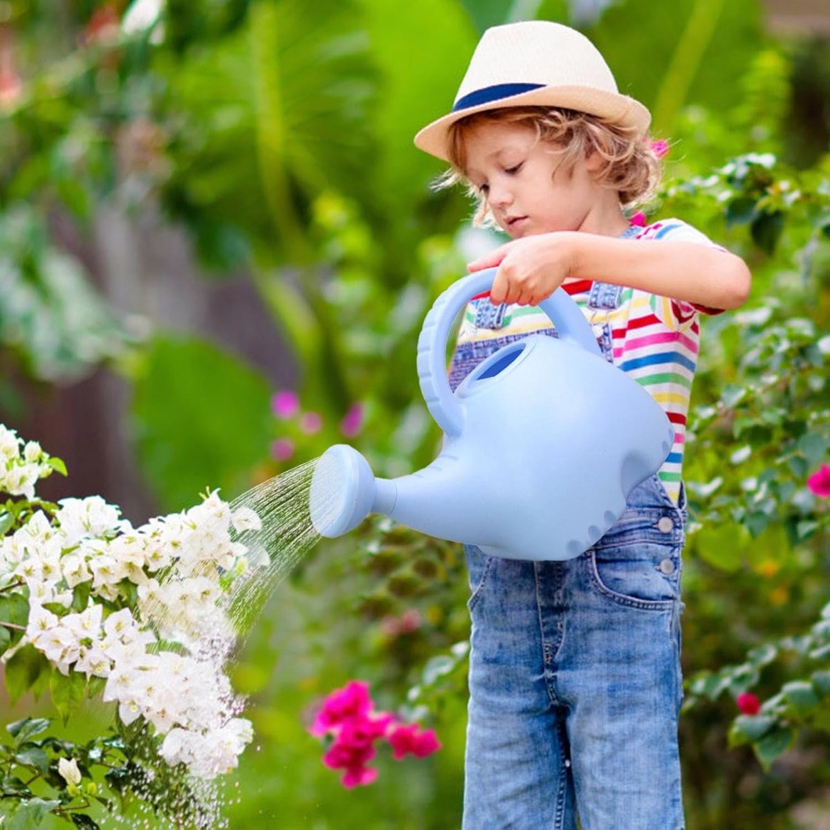 Kinder Gieter - Olifant Gieter - Planten Water Geven - Lange Smalle Schenktuit - 15 Liter - Grijs