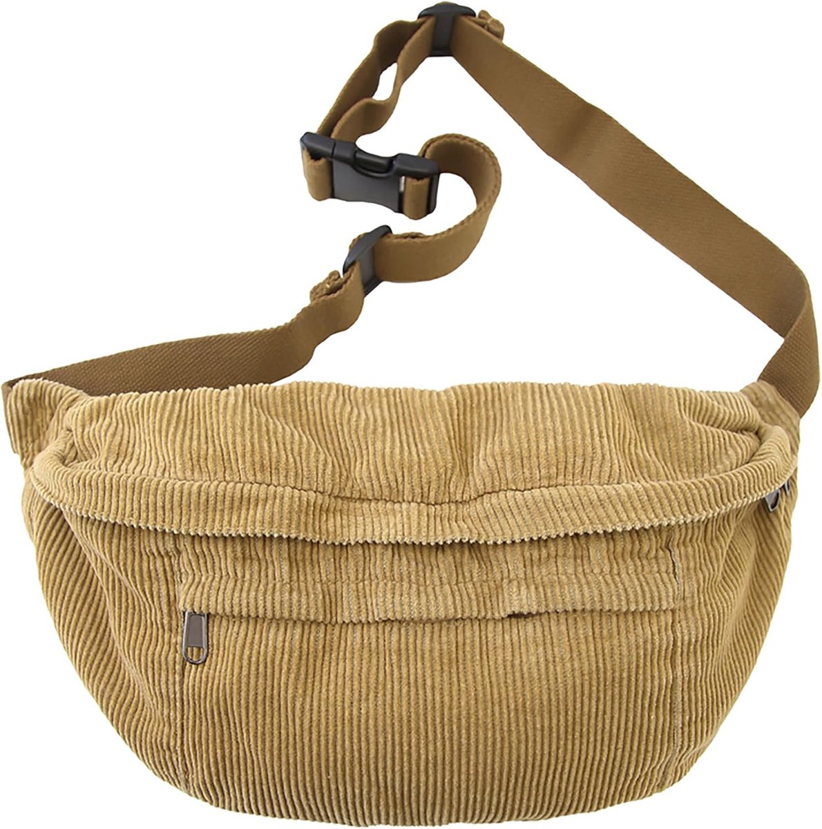 Crossbody tas voor vrouwen en mannen - corduroy - schoudertas - ideaal voor reizen - ShopVlot