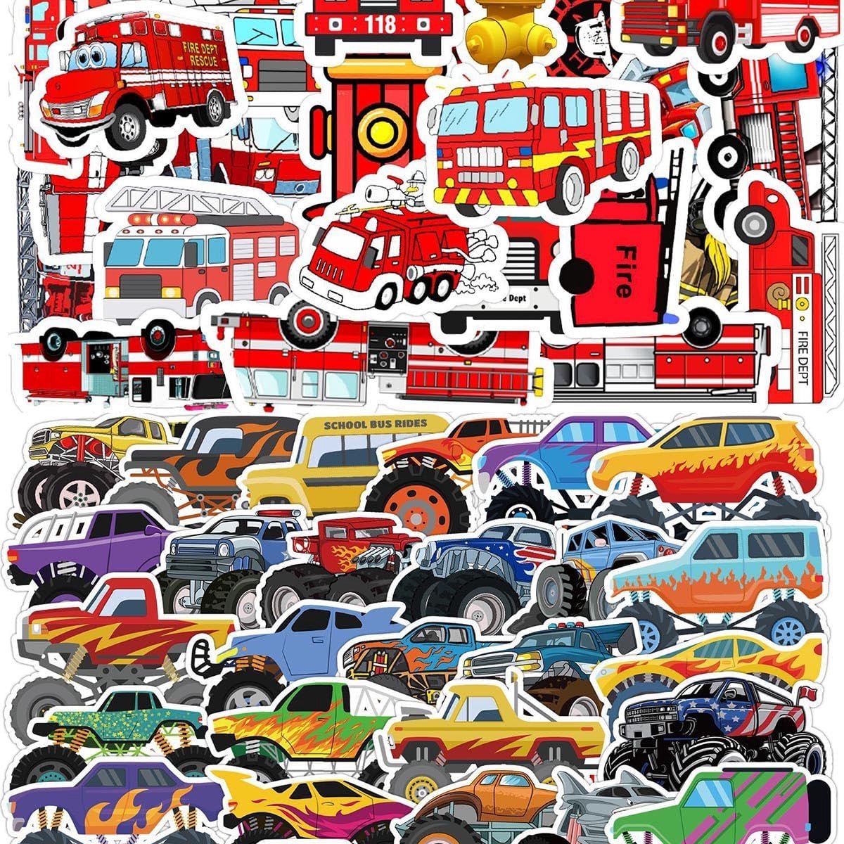 Car Scrapbook Stickers - Creatief ontwerp - Diverse kleuren - Persoonlijke touch voor je scrapbook - ShopVlot