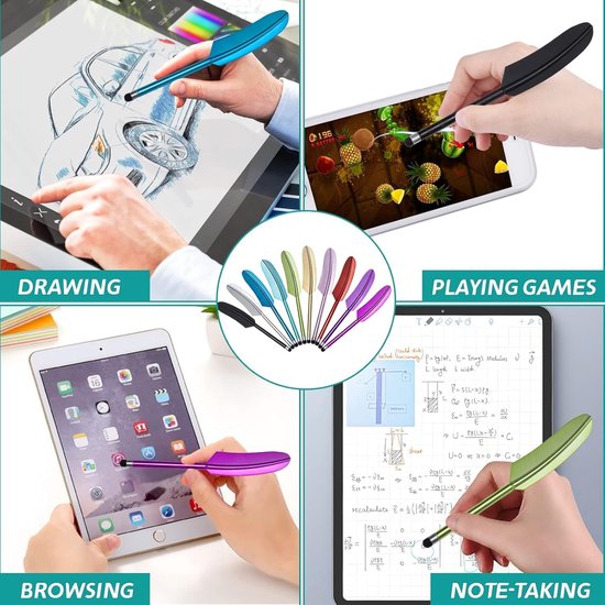 Compatibel voor Z Fold8 Ultra Slim S Pen, veer Stylus Pennen voor Touch Screens tablets, Galaxy Tab S Pen Vervanging, Input pen voor Galaxy Z Fold 7/Fold 8-Blue-A van compatibel — afbeelding 2