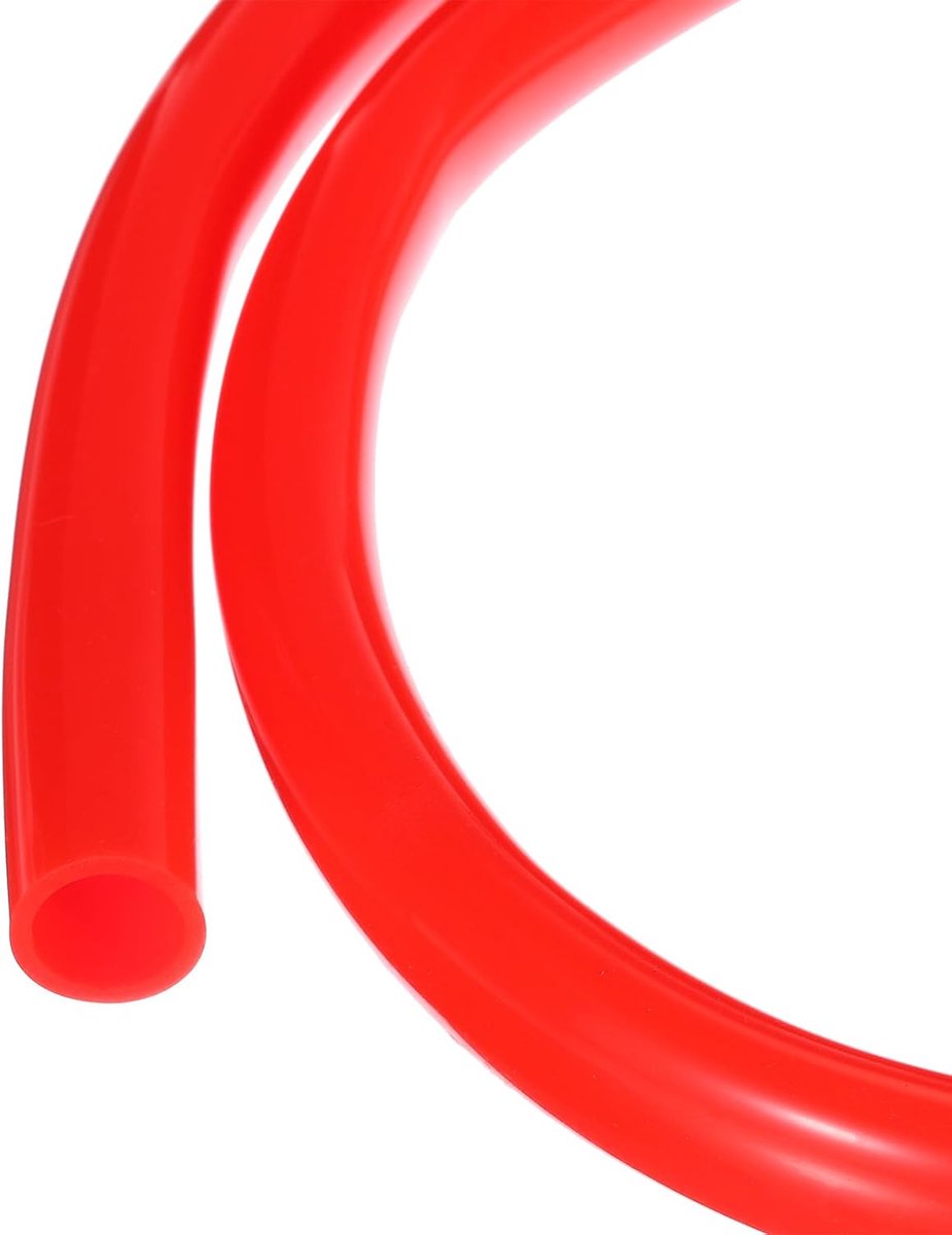 1m (3ft) Siliconen Slang 12,7mm ID 16mm OD Rode Industriële Kunststof Slangen Pure Siliconen Slangen voor Pomp Sifonering Drainage Irrigatie Brouwerij, 1/2" x 5/8"