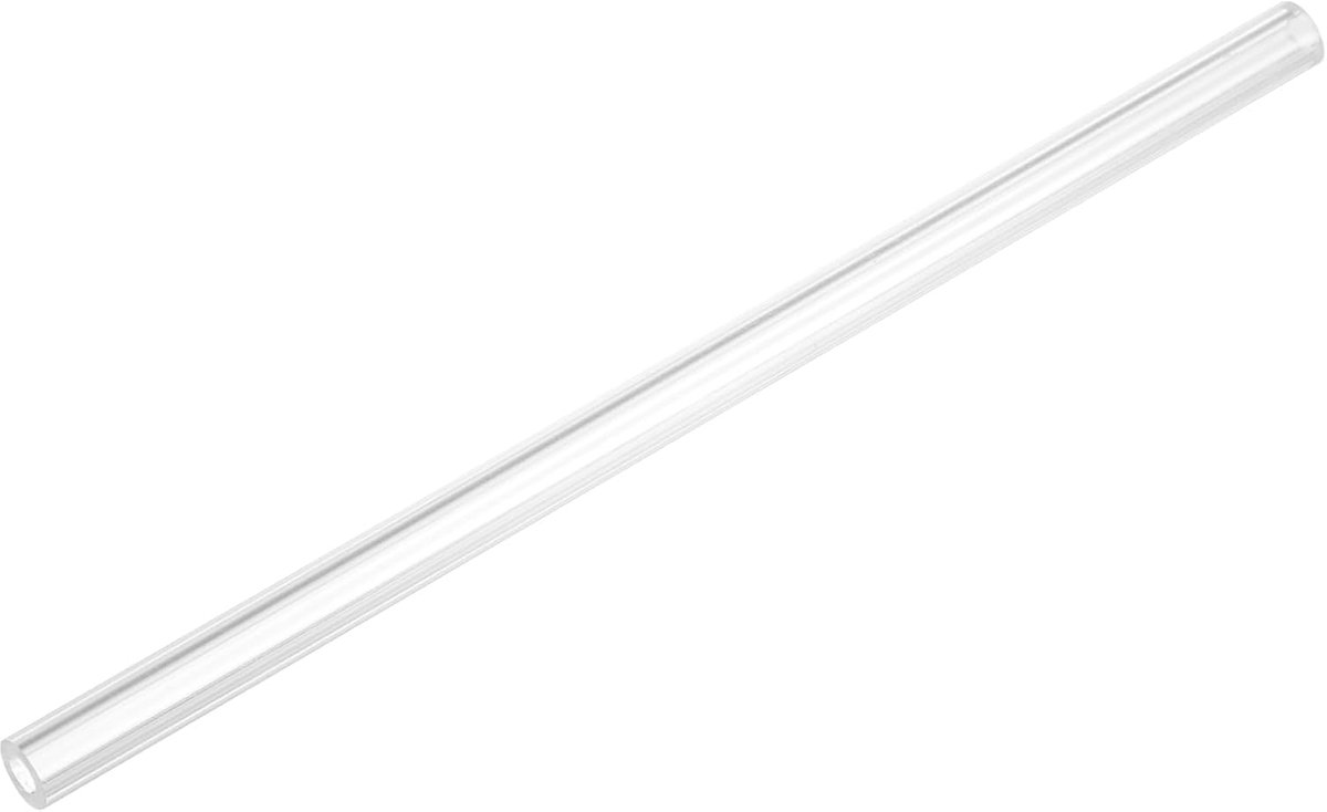 Stijve, transparante ronde buis met 4 mm binnendiameter x 7 mm buitendiameter x 150 mm lengte kunststof buis