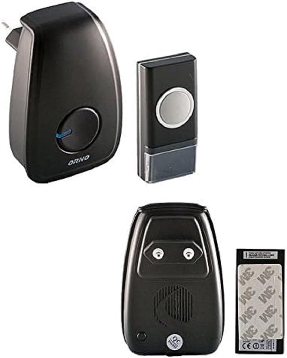 Draadloze deurbel met 48 ringtones - 100 m bereik - batterijgevoede knop - ideaal voor thuisgebruik - SnelShoppen