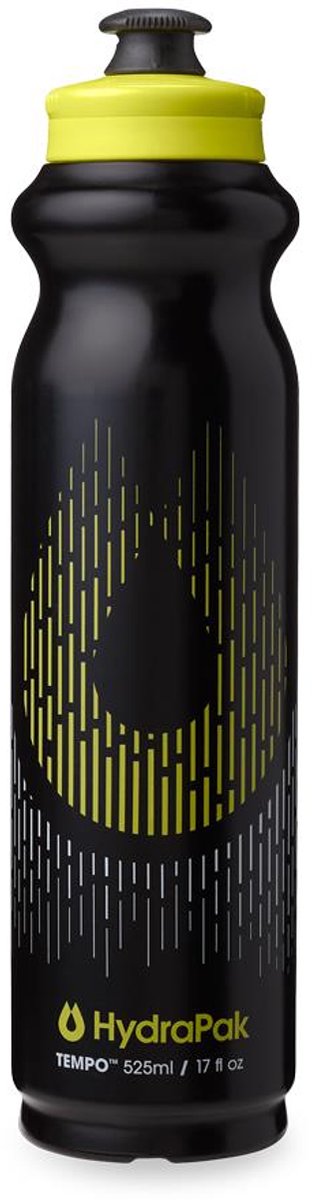 Hydrapak TEMPO PRO 525ml Black - Drinkfles