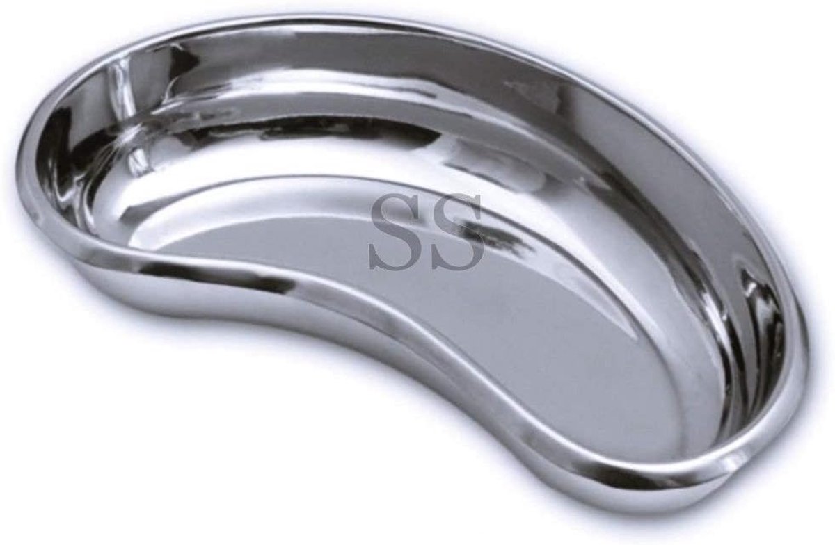 Chirurgische nier tray 10" - RVS instrument - met rand voor veilige opslag - ideaal voor medische doeleinden - ShopVlot