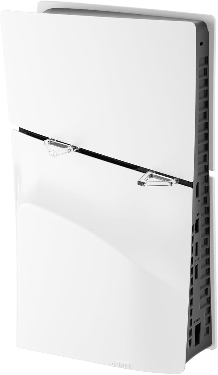 Horizontale standaard voor gameconsole - PS5 Slim compatibel - transparant design - robuuste ondersteuning - ShopVlot