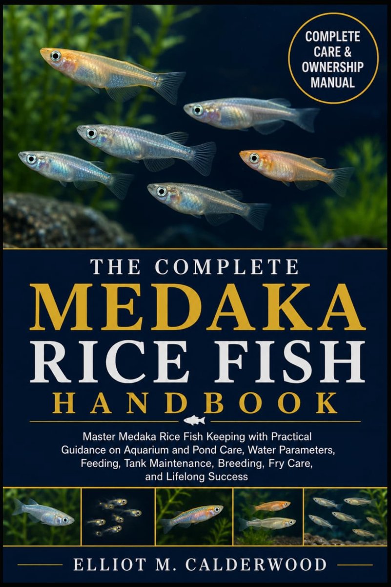 Medaka rijstvis handboek - praktische gids - aquarium en vijver zorg - succesvol houden van Medaka - ShopVlot